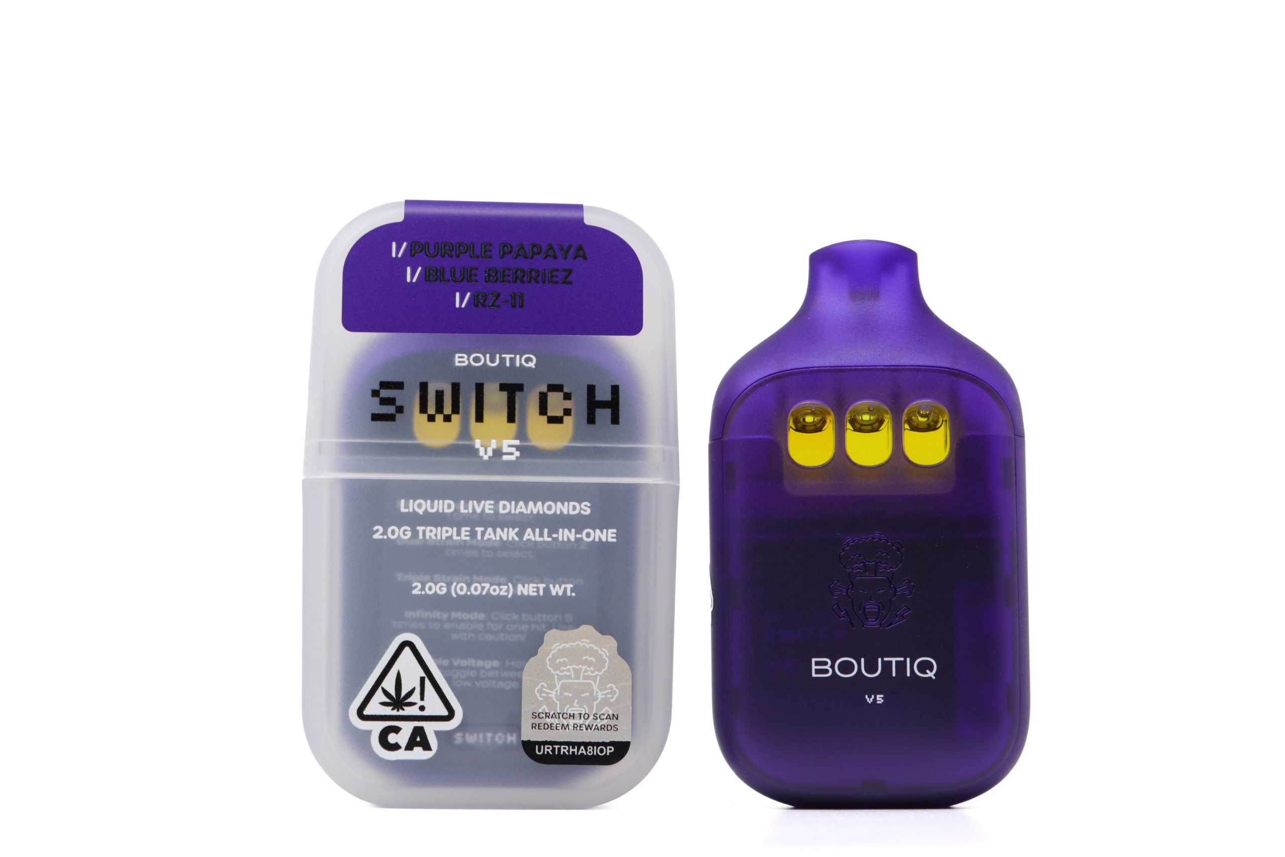 Boutiq Switch V5 (2g) - Purple Papaya x Blue Berriez x Rz-11
