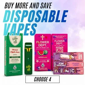 4 Disposable Vapes Mix And Match