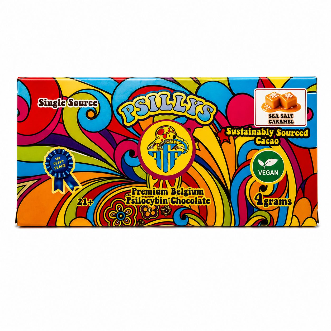 Psillys Premium Belgium Chocolate (4g) - Sea Salt Caramel