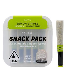 Boutiq Snack Pack (2.5g) - Lemon Stripes