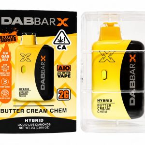 Dab Bar X AIO (2 g) - Crema de mantequilla Chem