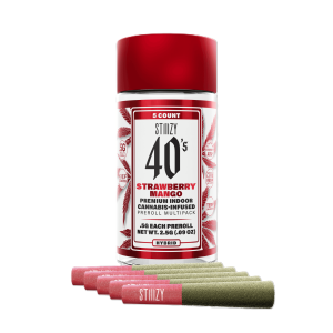 Stiiizy 40's Pre roll Joints (2.5g) - Strawberry Mango