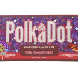 Polka Dots Magic Chocolate (5g) - Nutty Nougat Delight