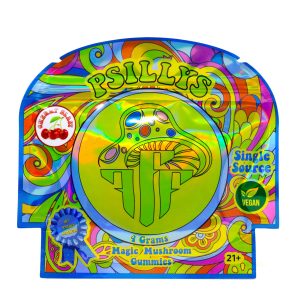 Psillys Magic Mushroom Gummies (4g) - Cherry Blast