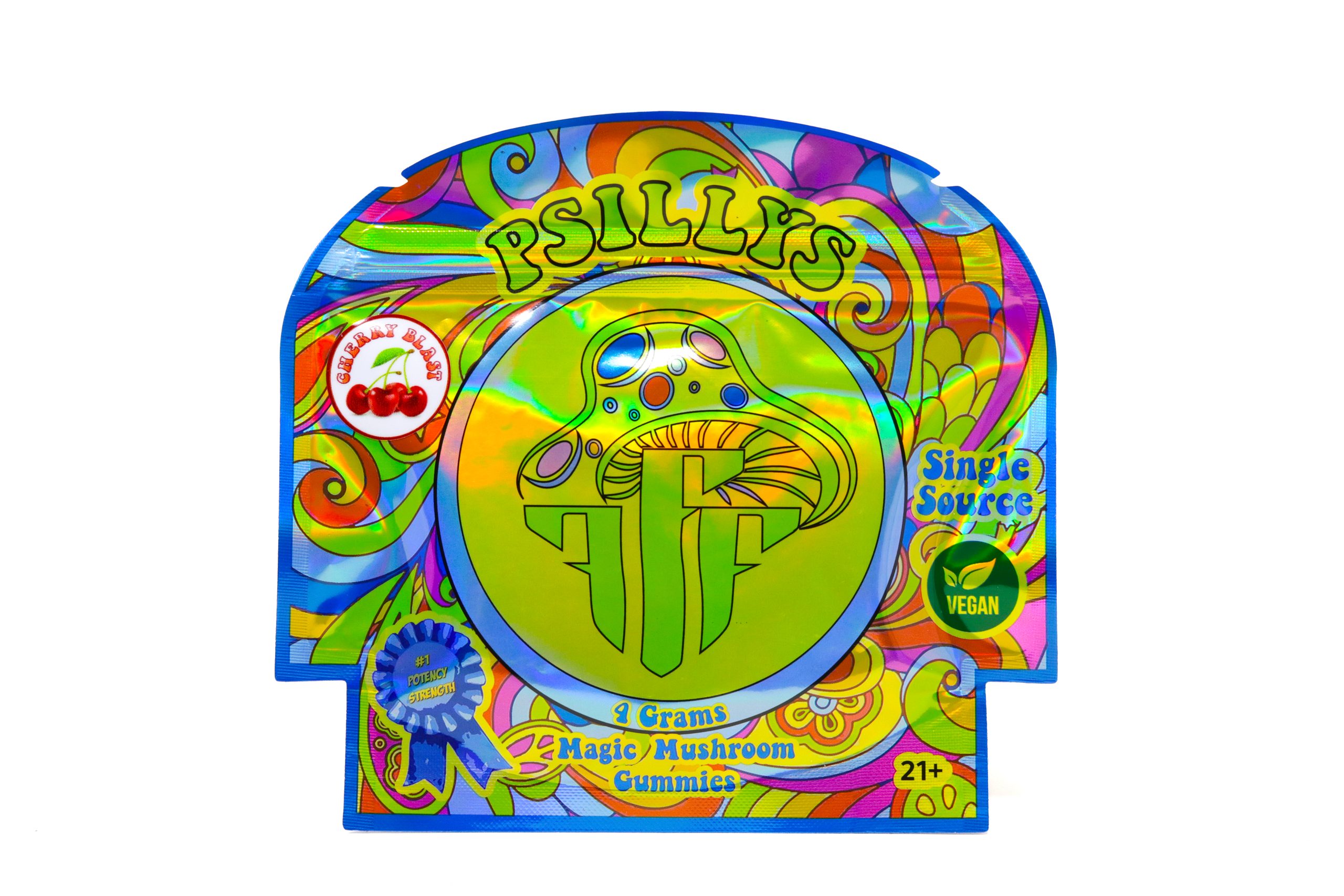 Psillys Magic Mushroom Gummies (4g) - Cherry Blast