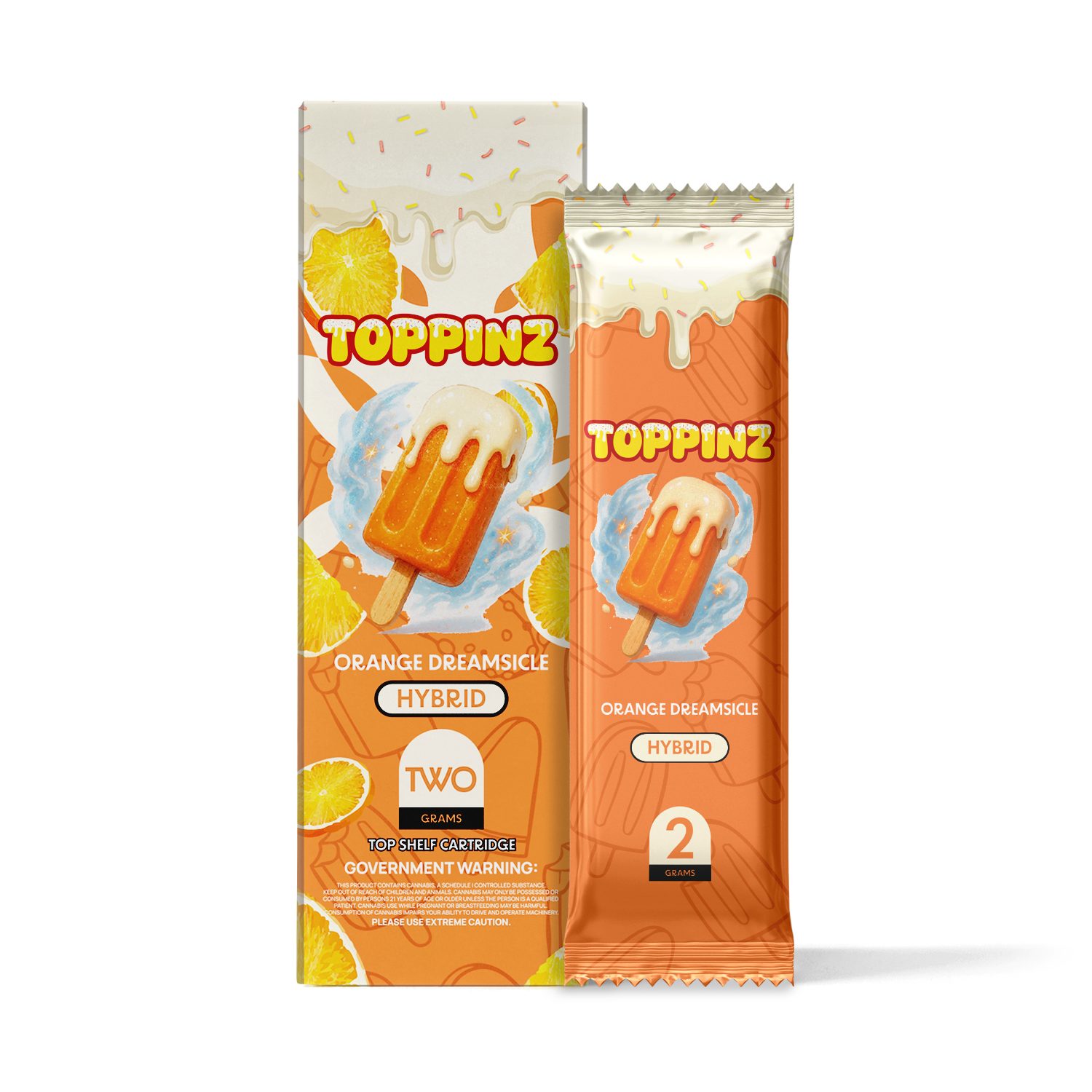 Toppinz Cart 2g - Orange Dreamsicles