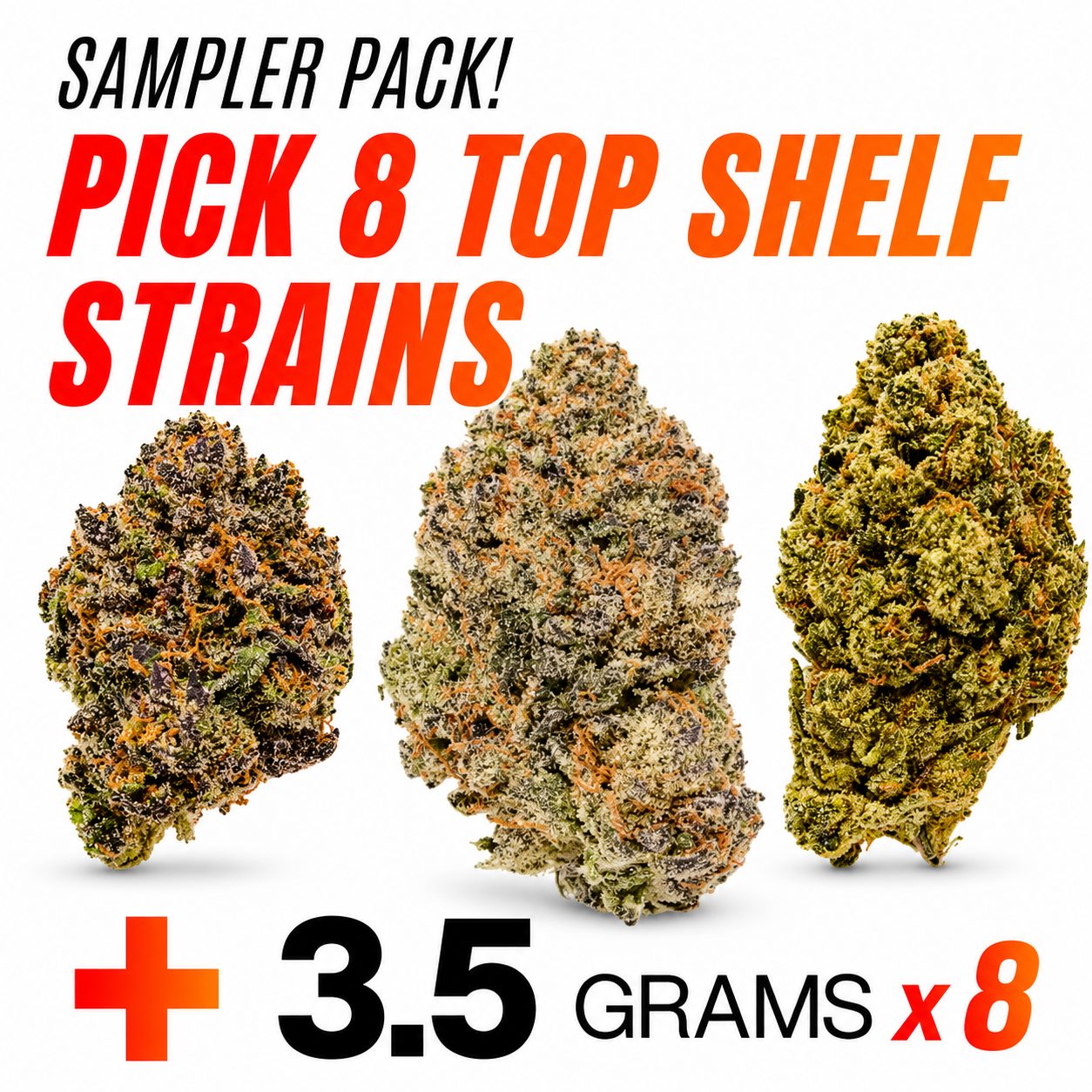 Top Shelf Sampler Pack (3.5g x 8)