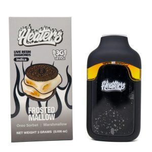 Heaters Live Resin Diamond Dual Dispo (3g) - Frosted Mallow