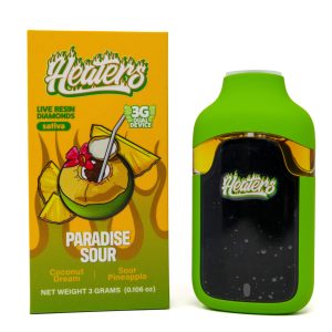 Heaters Live Resin Diamond Dual Dispo (3g) - Paradise Sour