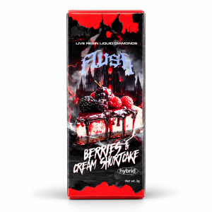 Flush Live Resin Liquid Diamonds Dispo (2g) - Berries & Cream Shortcake