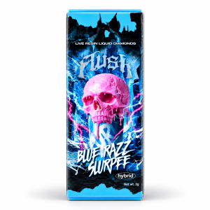 Flush Live Resin Liquid Diamonds Dispo (2g) - Blue Razz Slurpee