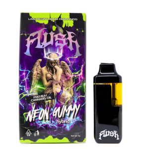 Flush Live Resin Liquid Diamonds Dispo (2g) - Neon Gummy