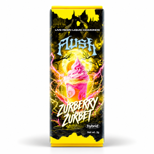 Flush Live Resin Liquid Diamonds Dispo (2g) - Zourberry Zorbet
