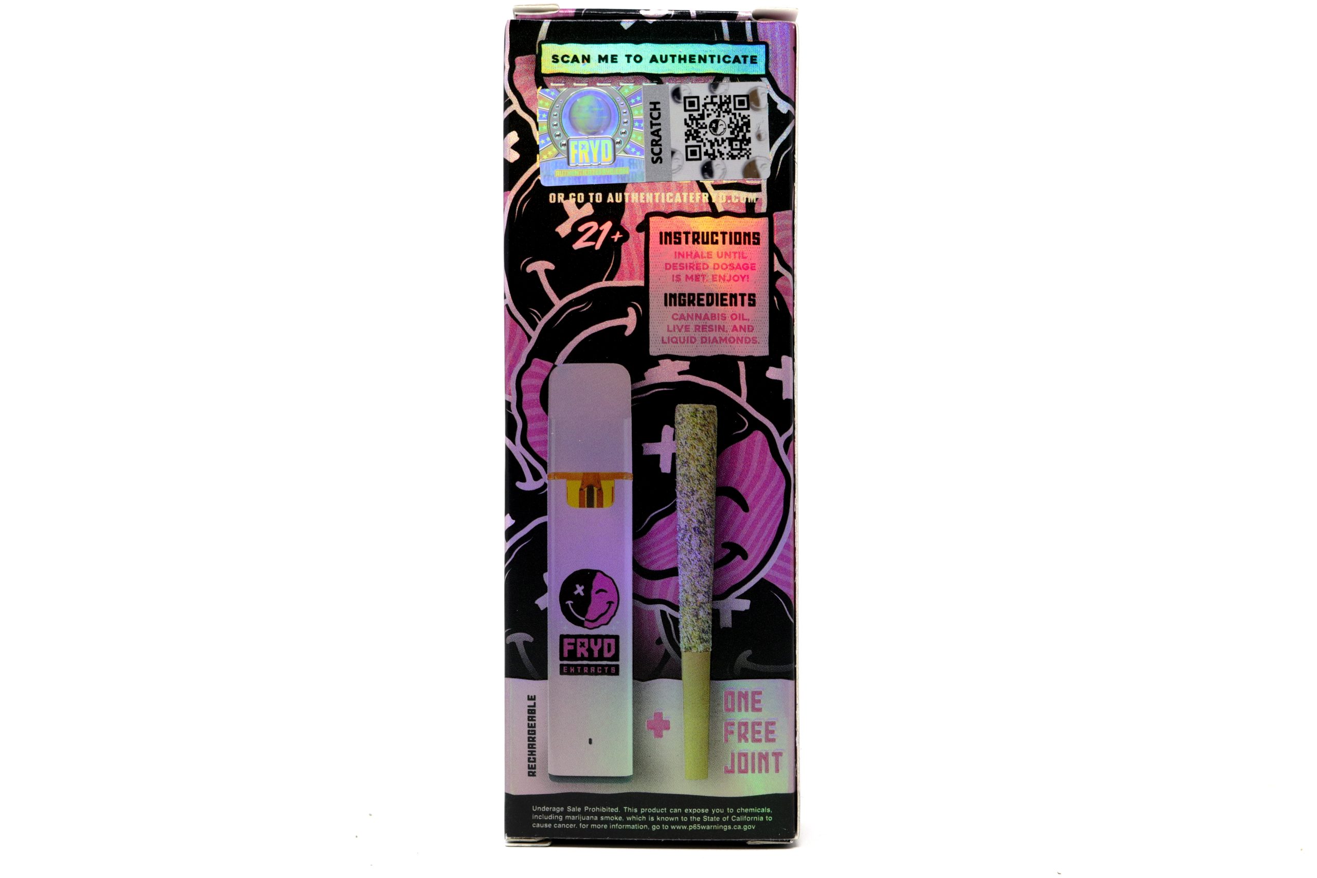 Fryd 2g w Hash Hole - Pink Star