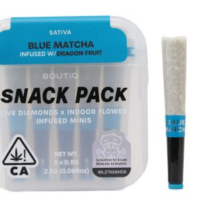 Boutiq Snack Pack (2.5g) - Blue Matcha Infused With Dragon Fruit