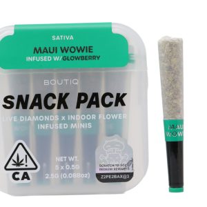 Boutiq Snack Pack (2.5g) - Maui Wowie Infused With Glowberry