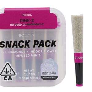 Boutiq Snack Pack (2.5g) - Pink Z Infused With Midnight Z