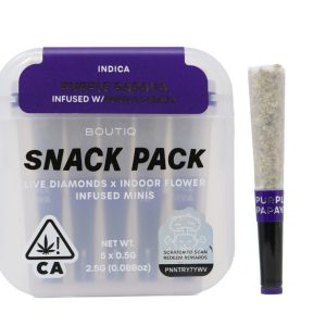 Boutiq Snack Pack (2.5g) - Purple Papaya Infused With Purple Papaya