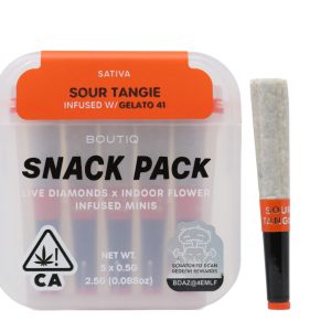 Boutiq Snack Pack (2.5g) - Sour Tangie Infused With Gelato 41