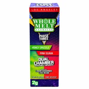 Whole Melt Dual Chamber Disposable (2g) - Honey Drizzle x Pink Guava