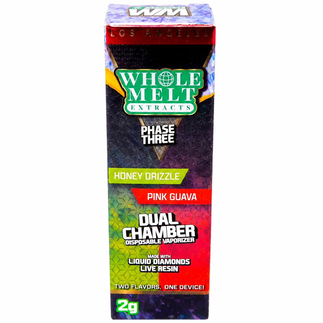 Whole Melt Dual Chamber Disposable (2g) - Honey Drizzle x Pink Guava