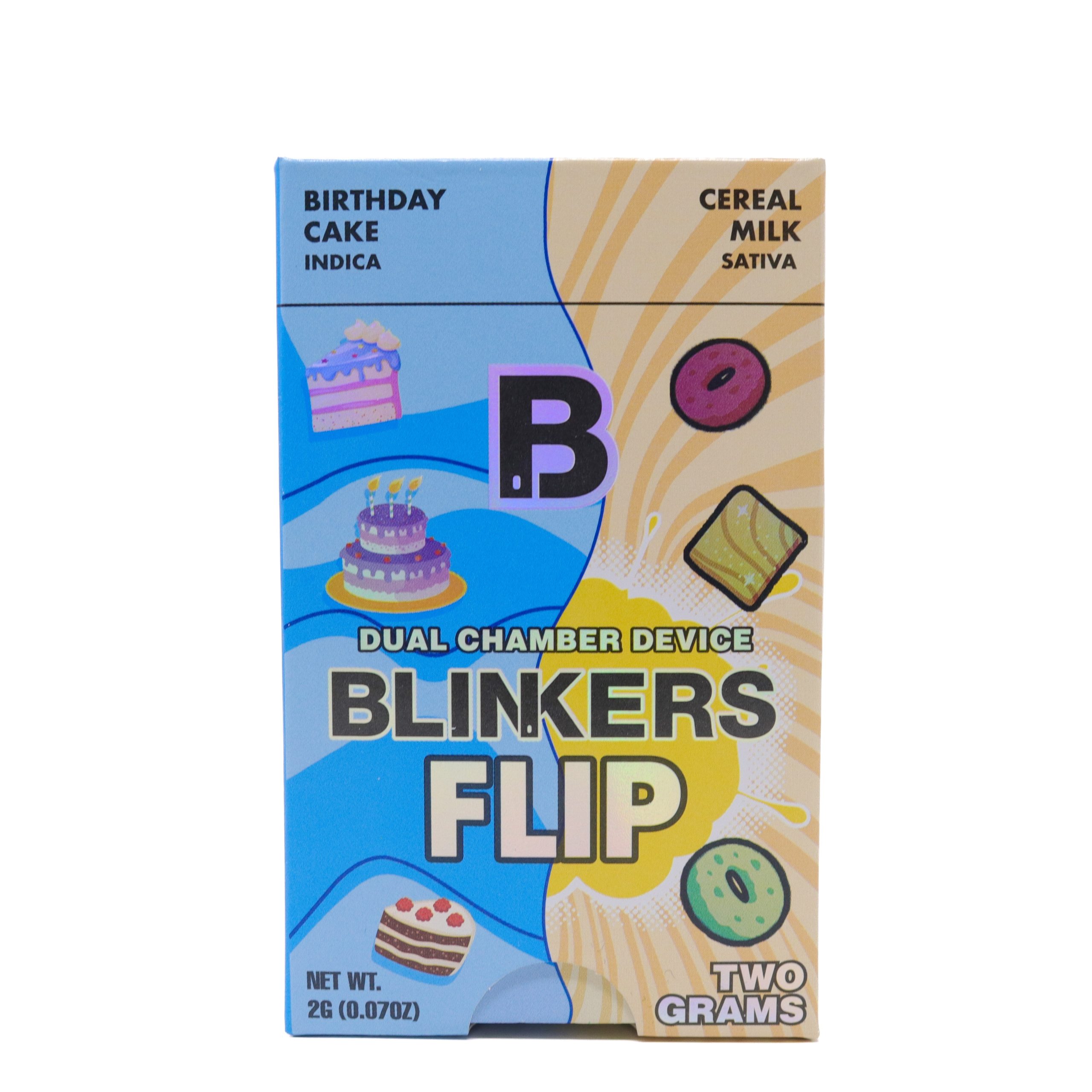 Blinkers Flip Dual Chamber Disposable (2g) - Birthday Cake x Cereal Milk