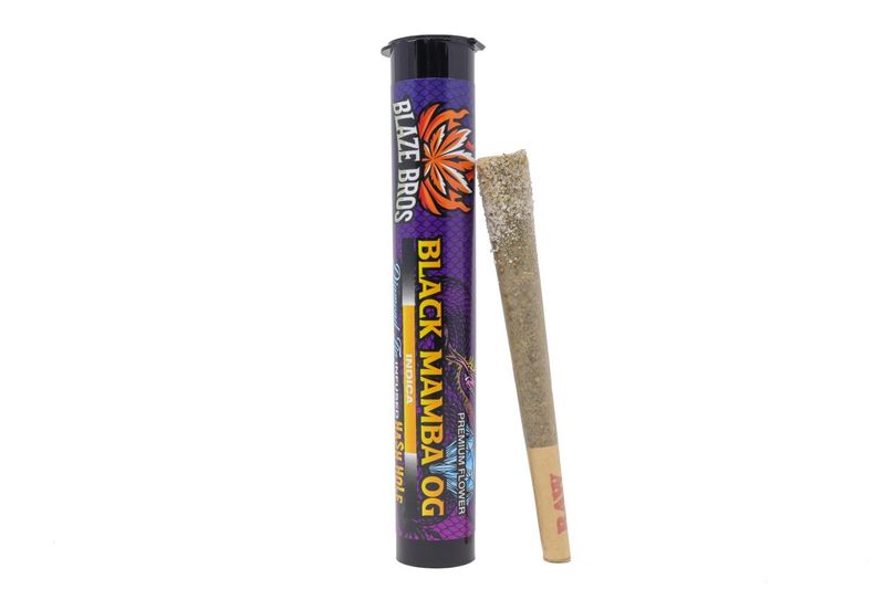 Blaze Bros - Diamond Tip Infused Hash Hole (2g) - Black Mamba OG