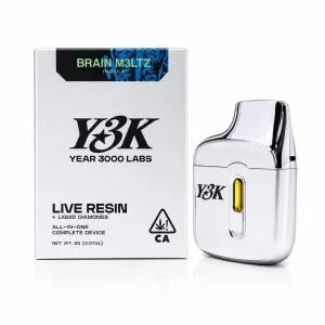 Y3K Live Resin Liquid Diamonds AIO (2g) - BRAIN M3LTZ