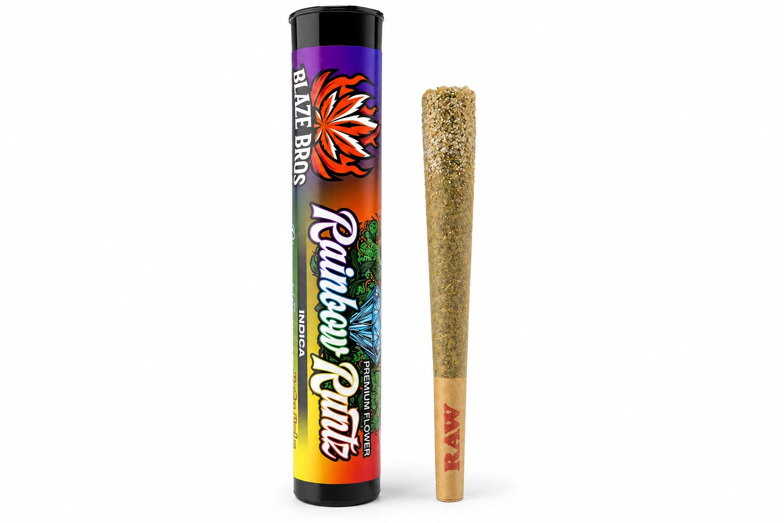 Blaze Bros’ Diamond Tip Infused Hash Hole (2g) – Rainbow Runtz