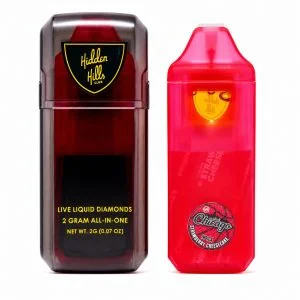 Hidden Hills Live Liquid Diamonds AIO (2g) - Strawberry Cheesecake