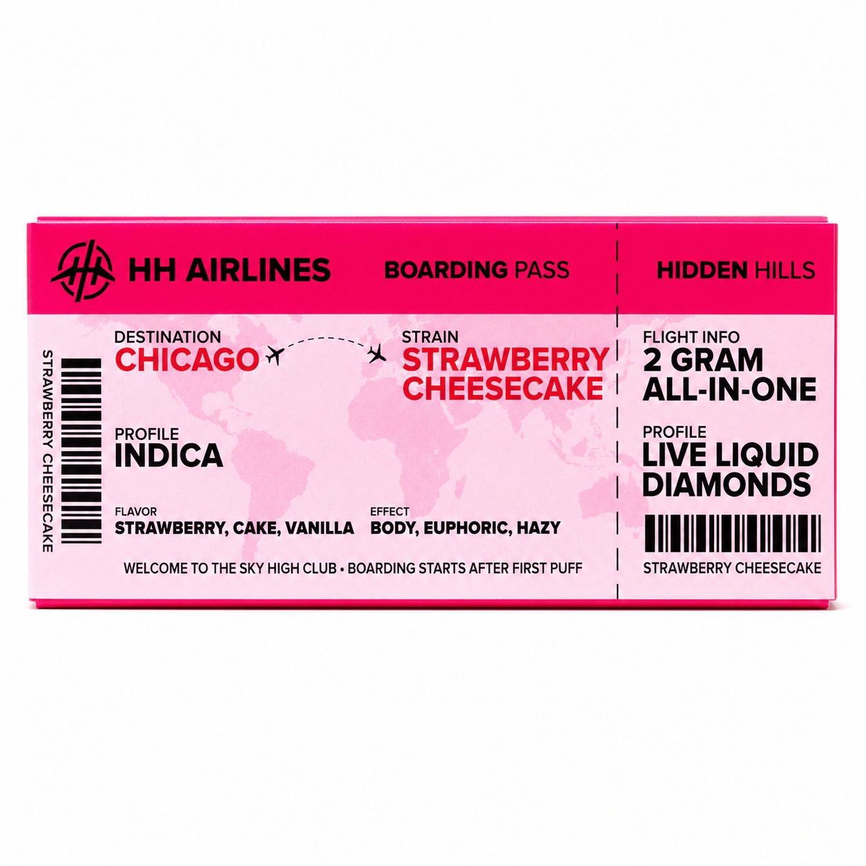 Hidden Hills Live Liquid Diamonds AIO (2g) - Strawberry Cheesecake - Image 2