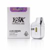 Y3K Live Resin Liquid Diamonds 2g all-in-one disposable vape in 333_RVNTS flavor from Cali Canna