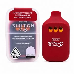 Boutiq Switch GUM (2g) - Cherry Gelato x Permanent x Straw-Tangie