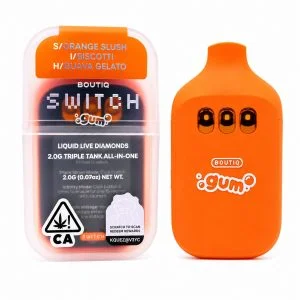 Boutiq Switch GUM (2g) - Orange Slush x Biscotti x Guava Gelato