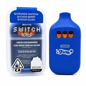 Boutiq Switch GUM (2g) - Orange Matcha x Chem Berry x Sour Slush