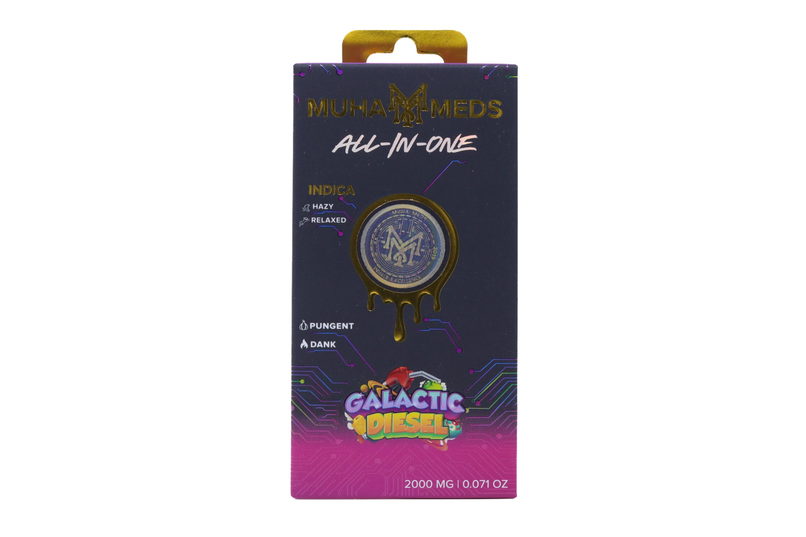 Muha Meds Golden Hour AIO (2g) - Galactic Diesel