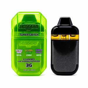 Sluggers Hit Super Switch 3 Chamber Vape (3g) - Rainbow Road x Lemon Lime x Purple Punch