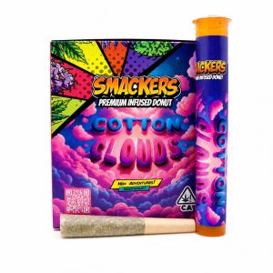 Smackers Premium Infused Donut Preroll (1g) - Cotton Clouds