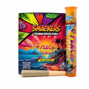 Smackers Premium Infused Donut Preroll (1g) - Peach Rings