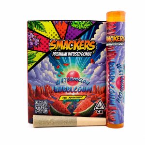 Smackers Premium Infused Donut Preroll (1g) - Watermelon Bubblegum