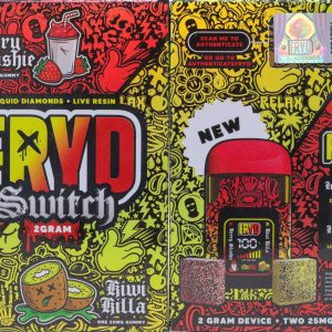 Fryd Switch Live Resin Liquid Diamonds Dispo (2g) - Berry Slushie x Kiwi Killa